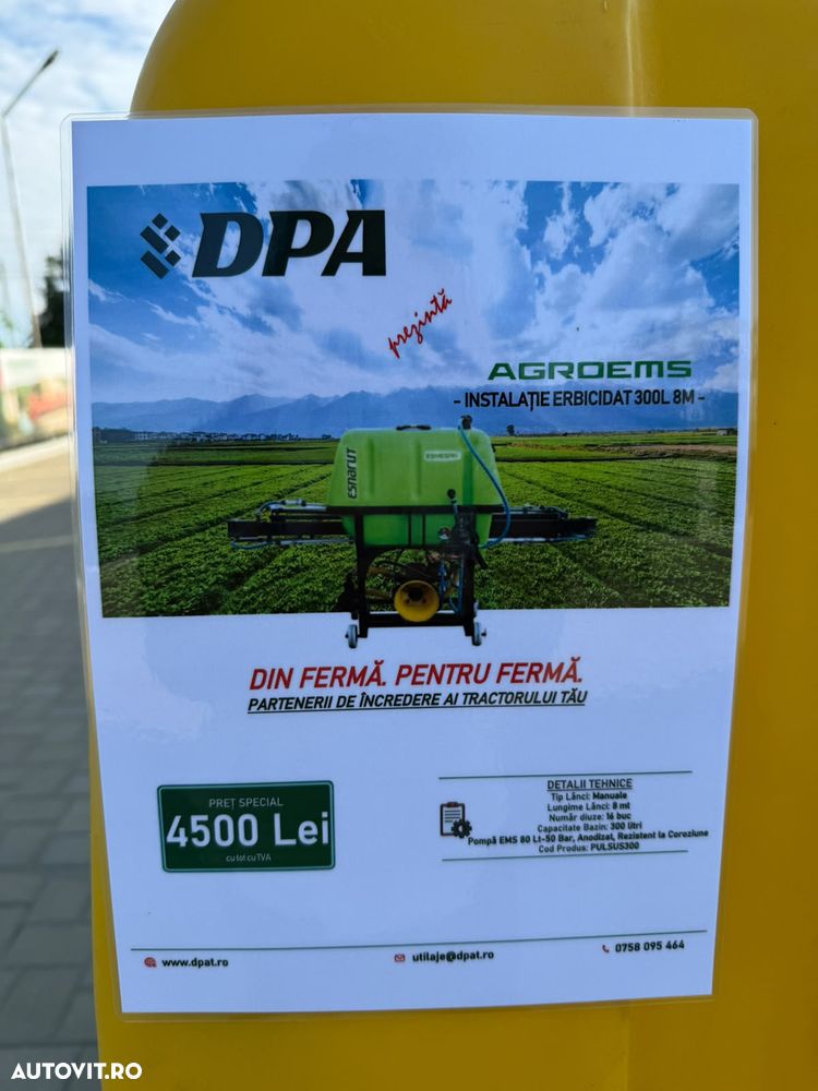 Captain Agroems Instalatie Erbicidat 8m - 7