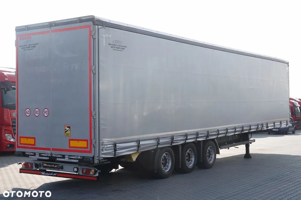 Kögel FIRANKA / MEGA / LOW DECK  / OŚ PODNOSZONA / OSIE SAF / DACH PODNOSZONY / LOW DECK - 9