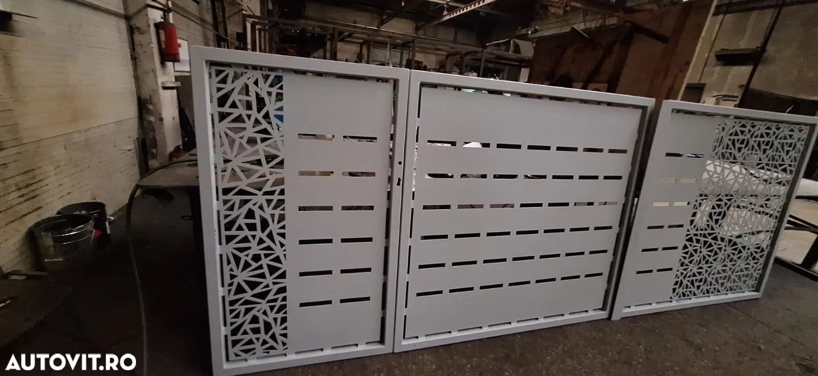 Poarta acces auto metalica - 1