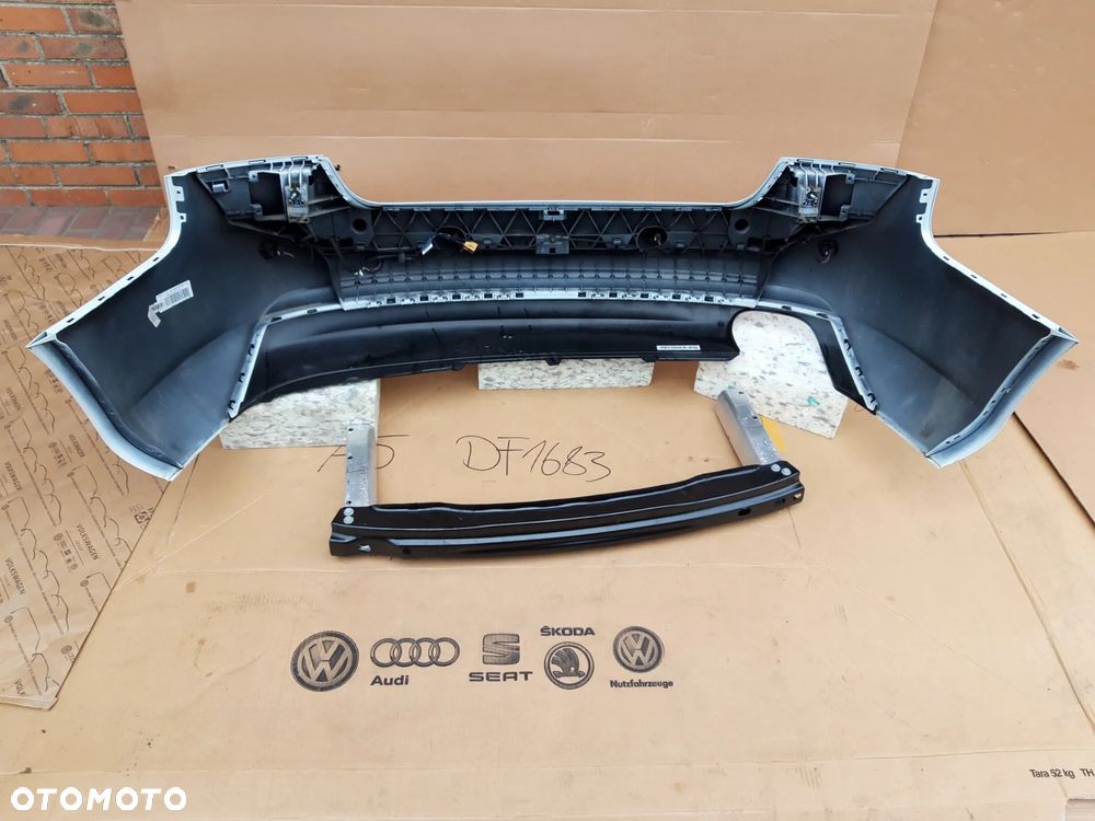 AUDI A5 8T LIFT 16r Zderzak tył kolor biały zwykły LY9C T9T9 - 4
