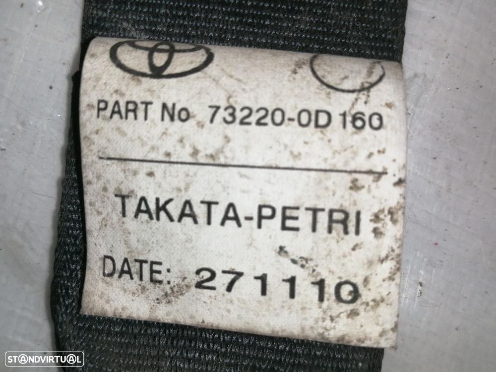 CINTO SEGURANÇA FRONTAL ESQUERDO TOYOTA YARIS 2011 - 4