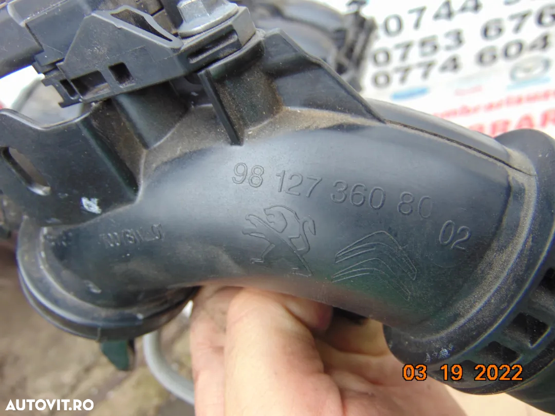 Tub aer conducta Peugeot 1.2 hn05 2008 3008 208 308 Citroen c3 c4 c5 cactus partner berlingo Opel C - 4