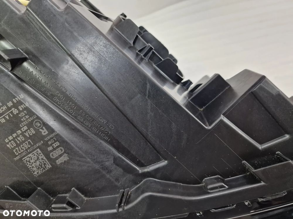 AUDI Q4 E-TRON 89A PRAWA LAMPA PRZEDNIA PRZÓD FULL LED , NR 89A941034 , NR AUKCJI LA646 - 12