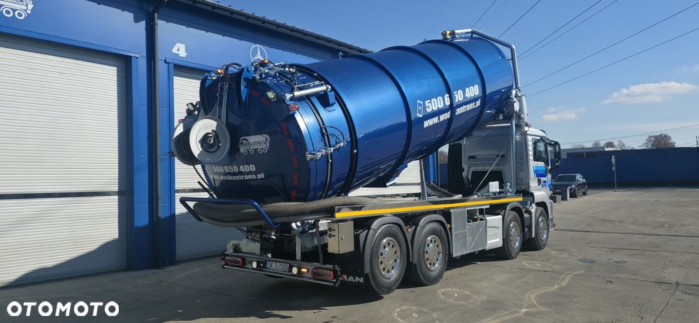 MAN TGS 35.420 8x2 zabudowa 2026 25+2m3 WUKO asenizacyjny kombi cysterna beczka - 8