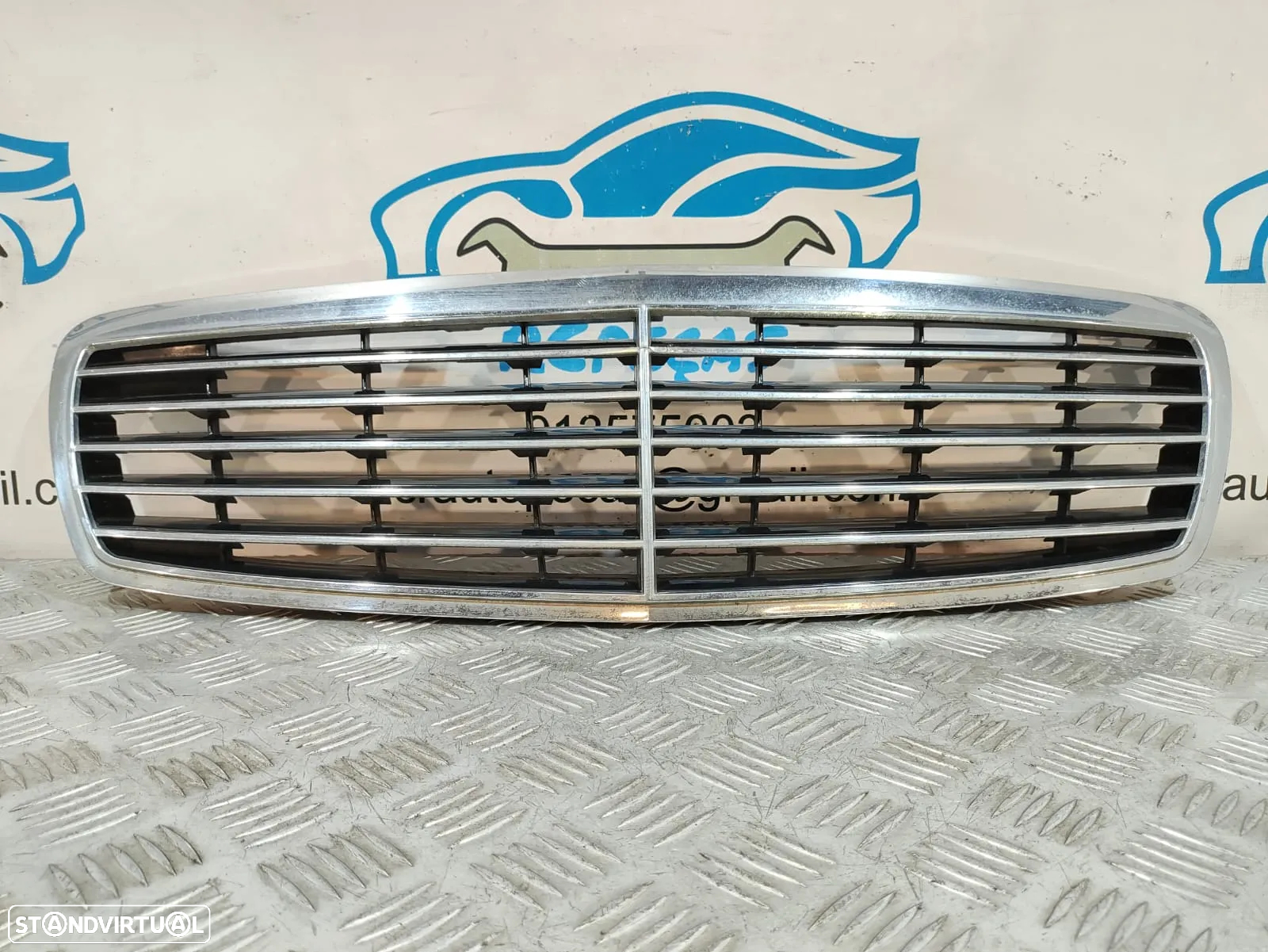 GRELHA CENTRAL FRENTE FRONTAL ORIGINAL MERCEDES BENZ W211 A2118800383 - 3