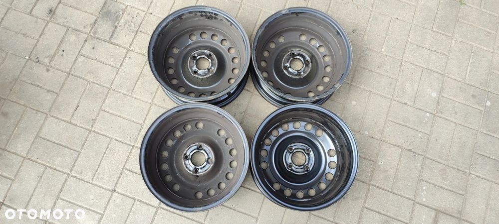 FELGI STALOWE 4x100 6Jx15 CALI ET43 OPEL CORSA MERIVA FIAT GRANDE PUNTO KOMPLET 4 SZTUKI - 7