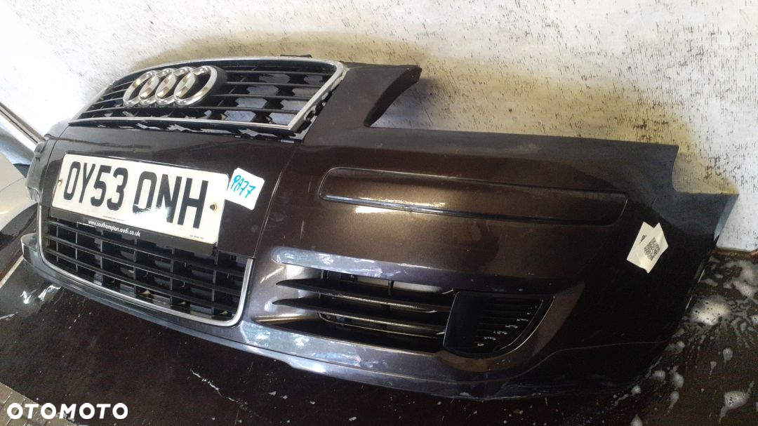 ^ ZDERZAK PRZÓD PRZEDNI AUDI A3 8P LZ7L SZARY GRAFIT - 3