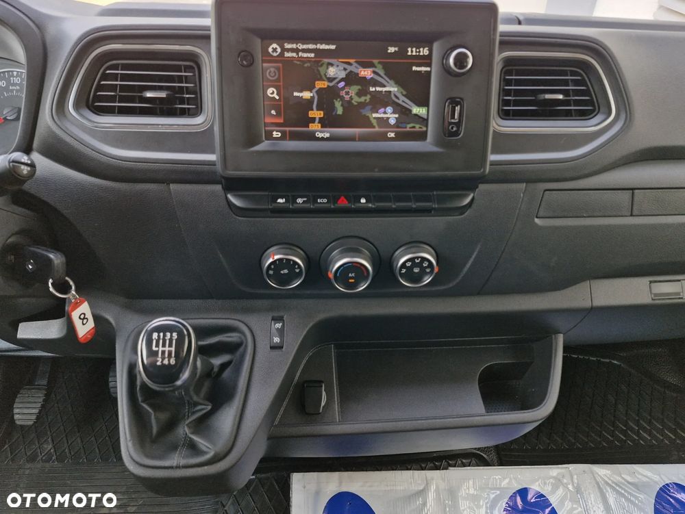 Renault Master, L3H2, SALON POLSKA, 7 miejsc, DOKA, nawigacja, hak, tempomat, klima - 18