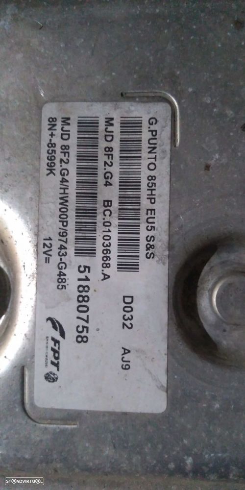Centralina Do Motor Fiat Grande Punto (199_) - 5