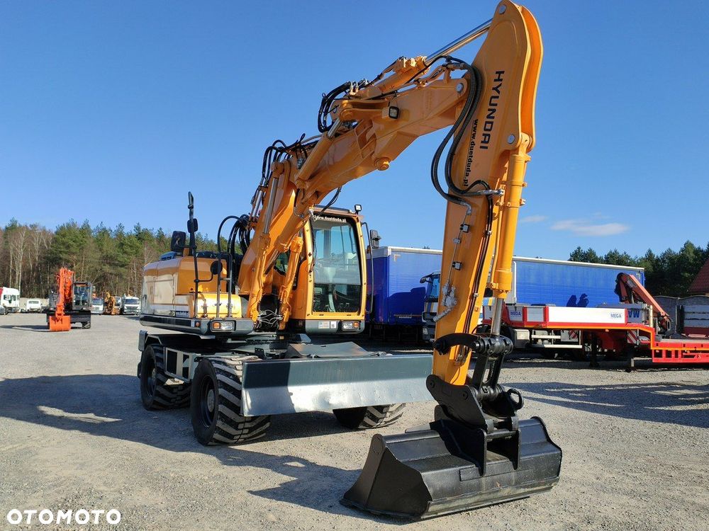 Hyundai 140W-9 Łyżka Skarpowa+Szybko Złącze !!! STAN Bardzo Dobry !!! - 7