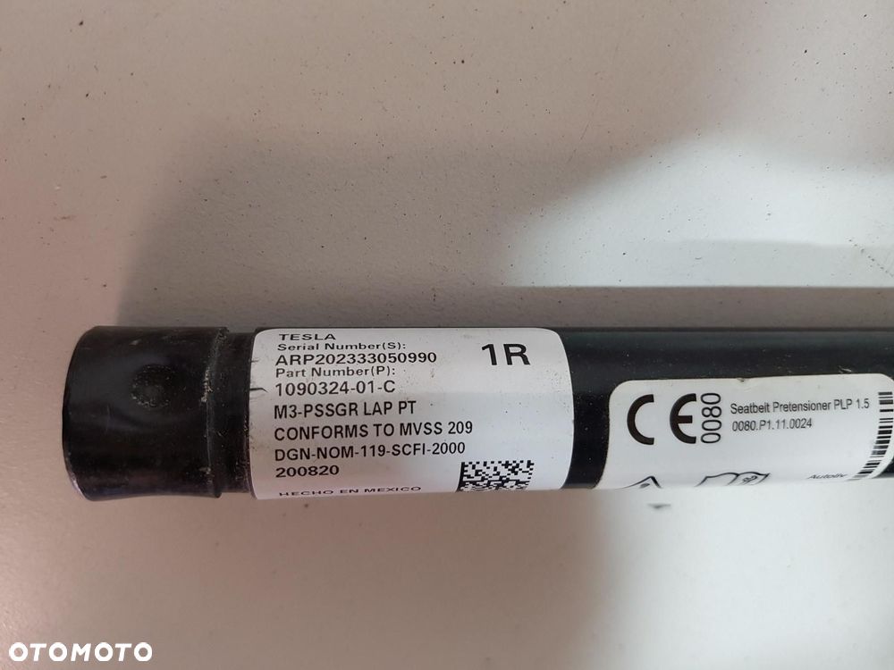 TESLA 3 / Y NAPINACZ PASA PRZÓD PRZEDNI PRAWY 1090324-01-C ORYGINAŁ - 3