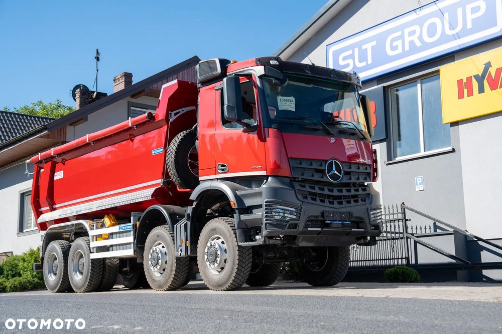 Mercedes-Benz Arocs 4148 AK 8x8 wywrotka tylnozsyp rynna KHKIPPER MEILLER - 18