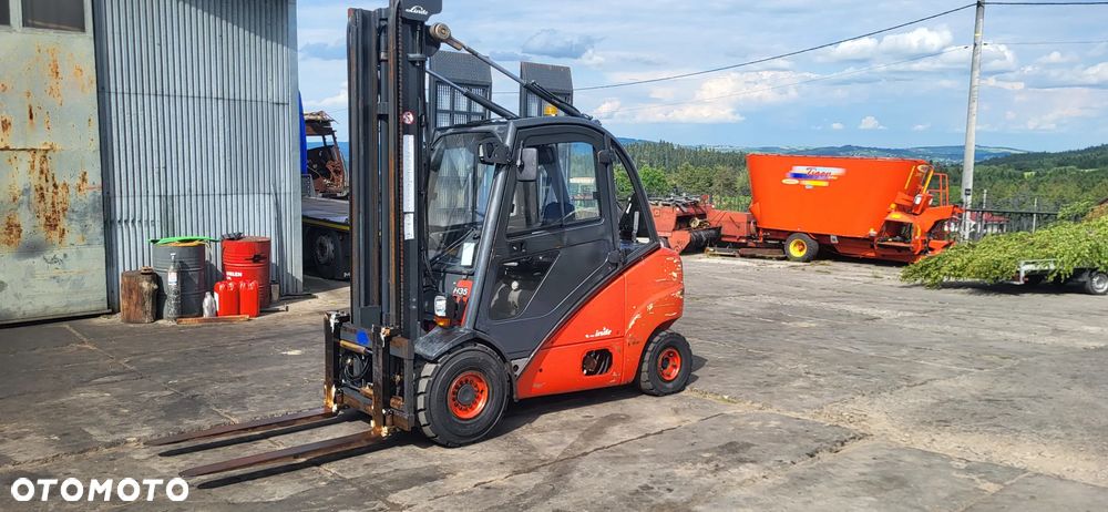 Linde H 35 Pełna kabina przesuw Diesel - 2