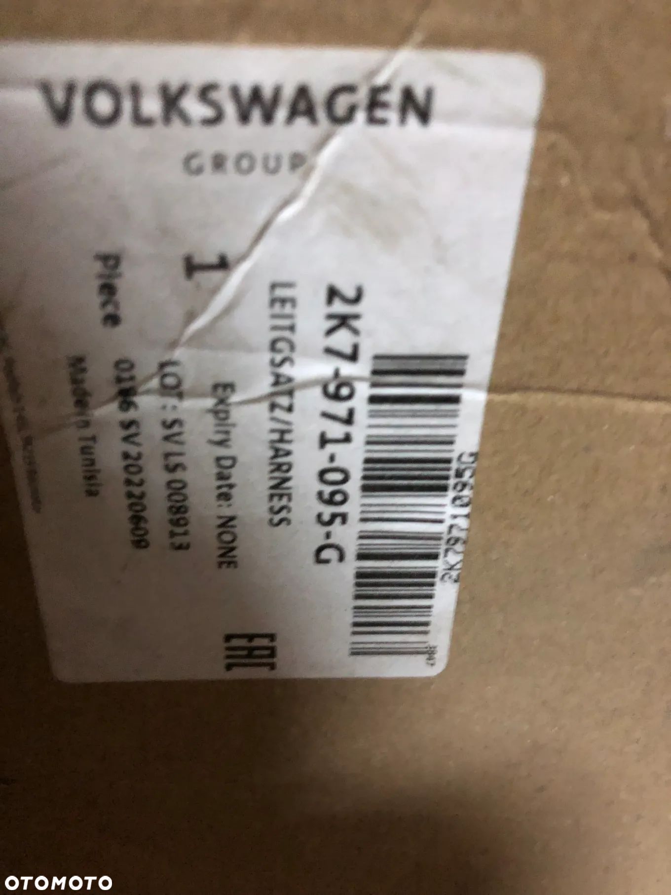 instalacja wiązka pdc zderzaka przód 2K7971095G VW CADDY V - 1
