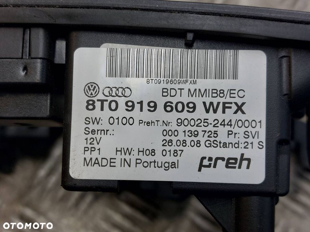 PANEL STEROWANIA MMI + WYŚWIETLACZ + ZMIENIARKA AUDI A4 B8 8T0919609 - 4