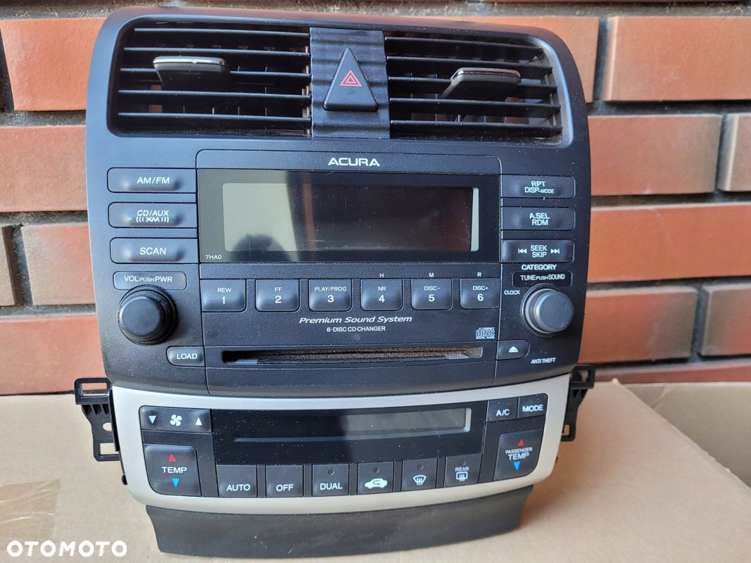 HONDA ACURA TSX RADIO PANEL NAWIEWU 39-175-SEC-L010 - 3