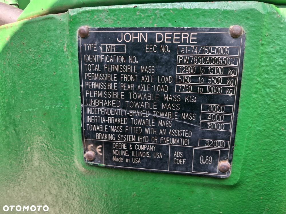 John Deere 7830 PowerQuad - 19