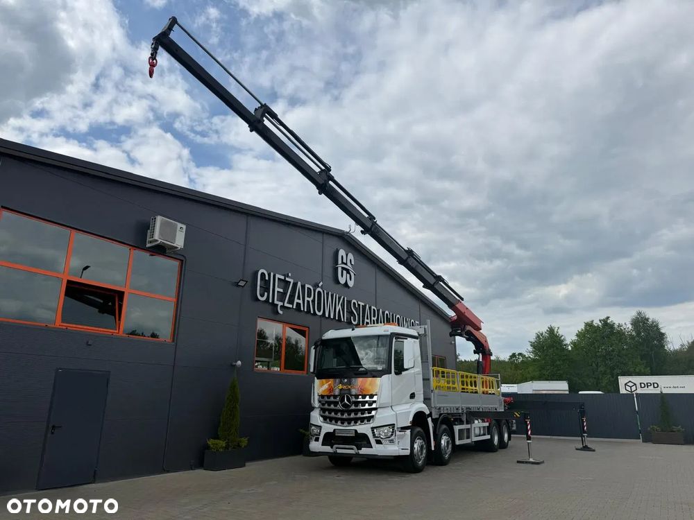 Mercedes-Benz Arocs Actros 3236 // E6 // 8x4 // Palfinger PK48002 z radiem // energetyka budowlanka skrzynia kran crane żuraw dzwig - 11