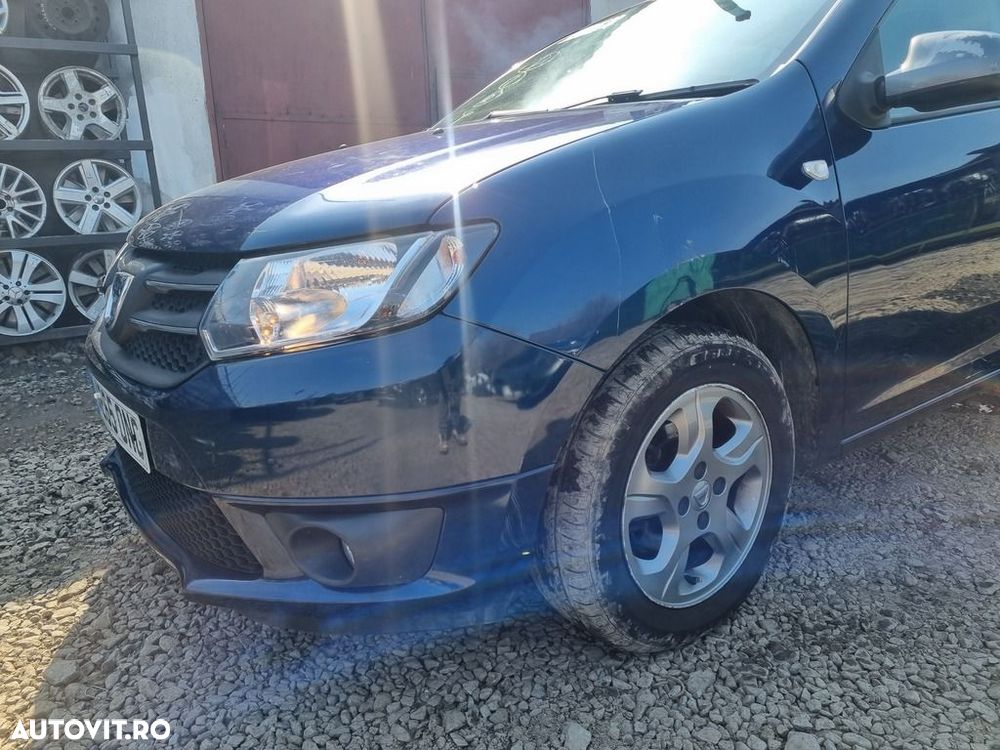 Bara fata Dacia Sandero 2 2012 - 2016 Bleu Cosmos TERPR (1472) Benzina model fara ... - 3