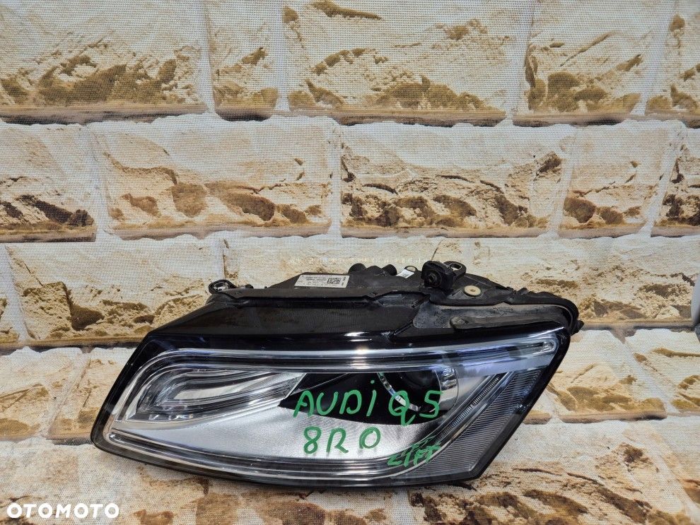 audi q5 8r0941005c lift xenon nie skrętny z led europa lewa lampa - 2