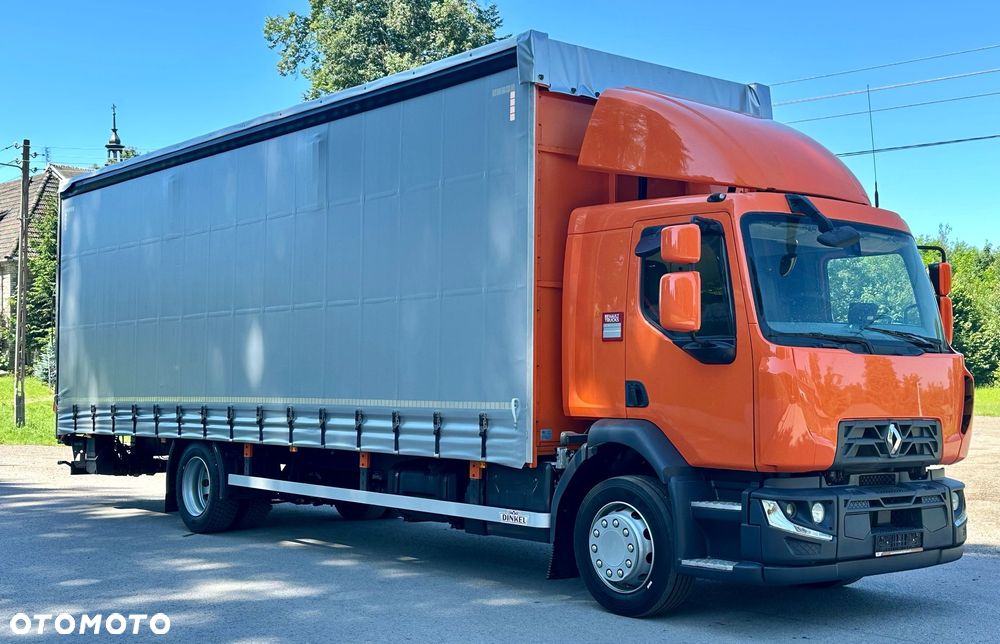Renault D 18 / 280 / FIRANKA / WINDA / 8.6 M DŁUGOŚCI / 21 EUROPALET / NOWE OPONY / ŁADOWNOŚĆ 9.380 KG / AUTOMAT / SERWISOWANA / SPROWADZONA