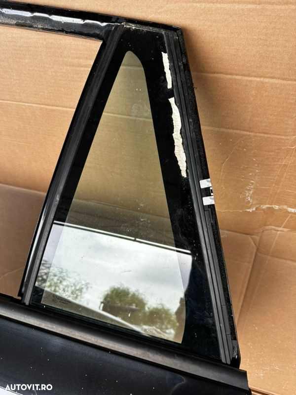 usa / portiera  Stanga spate geam mic triunghi bmw X5 F15 2014 2019 cod 475 negru - 4