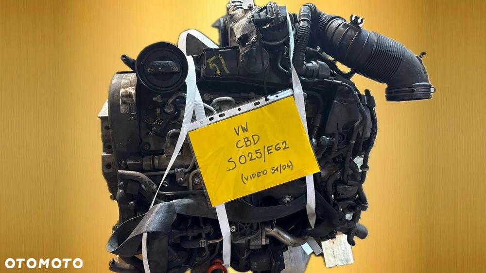 Volkswagen CBD 2.0 diesel silnik kompletny z pełnym osprzętem gotowy do montażu VIDEO PRACY SILNIKA - WHATSAPP LUB LINK W OPISIE - 4