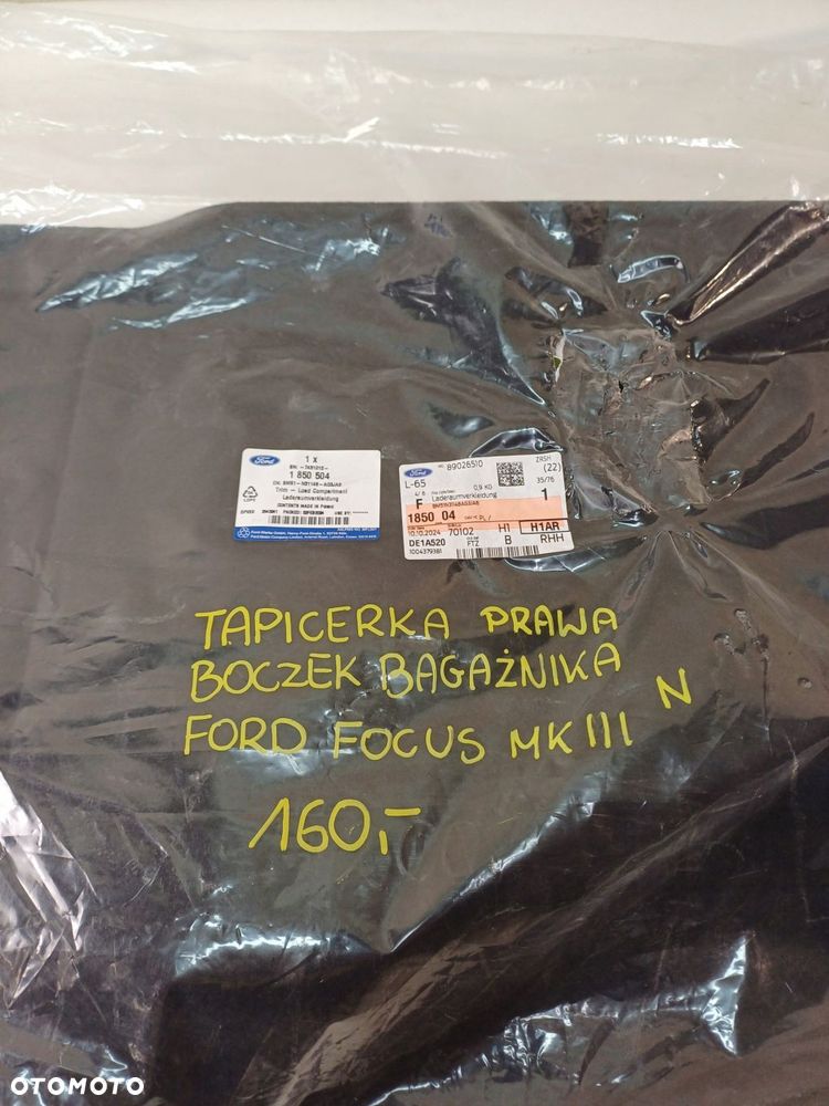 boczek tapicerka bagażnika tył ford focus mk iii 3 10- - 14