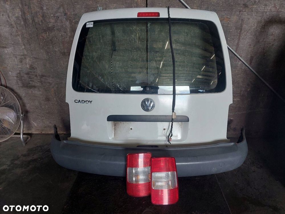 KOMPLETNY TYŁ VOLKSWAGEN CADDY III LB9A KLAPA ZDERZAK LAMPY - 1