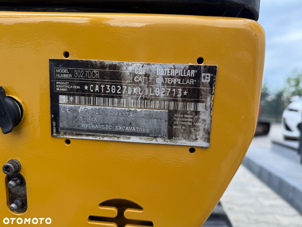 Caterpillar CAT 302.7 D CR | 2015 MTH | MINIKOPARKA 302 302.7D 302.7CR 301, 303 - 20