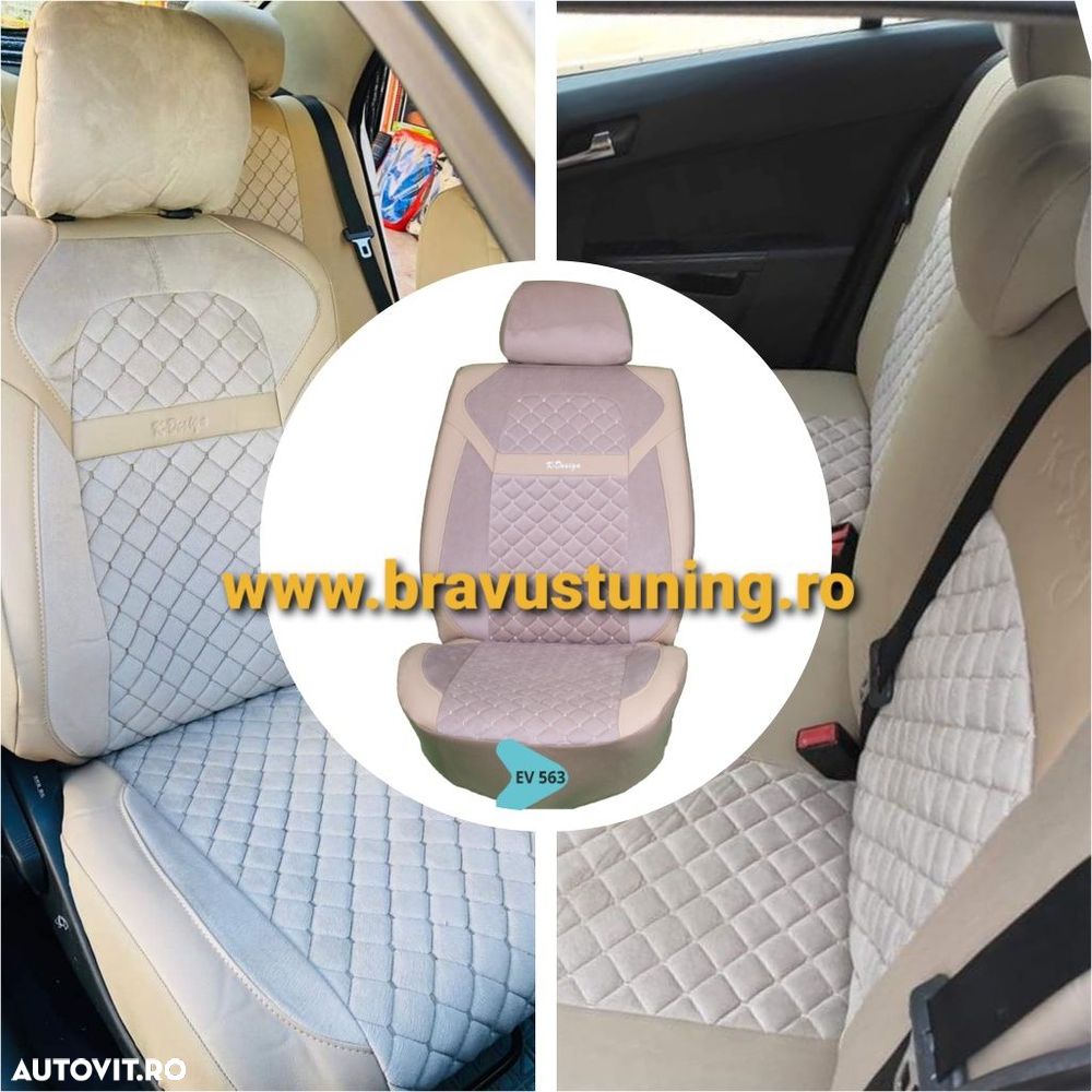 Huse scaun auto LUX Audi, BMW, Skoda, Opel, Ford, kia, Mercedes, Volks - 2