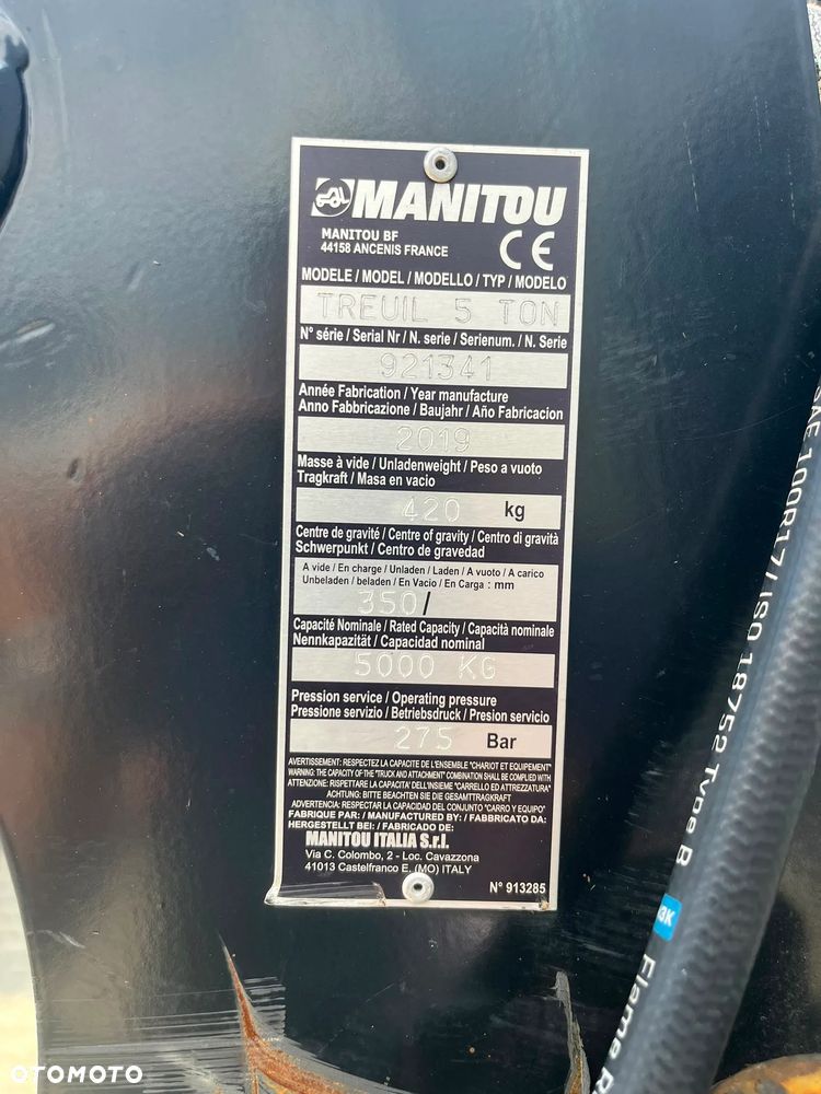 Manitou MRT 2550 PLUS PRIVILAGE ST4 S2 * 09/2019 * zdalne sterowanie * platforma * wyciągarka * hak * - 26