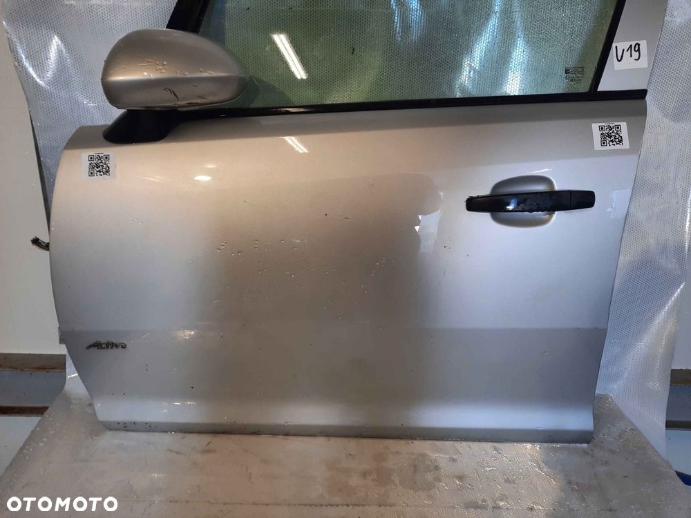 } DRZWI PRZÓD PRZEDNIE LEWE OPEL CORSA D LIFT FL Z157 SREBRNE 5D 5 DRZWI HB - 5