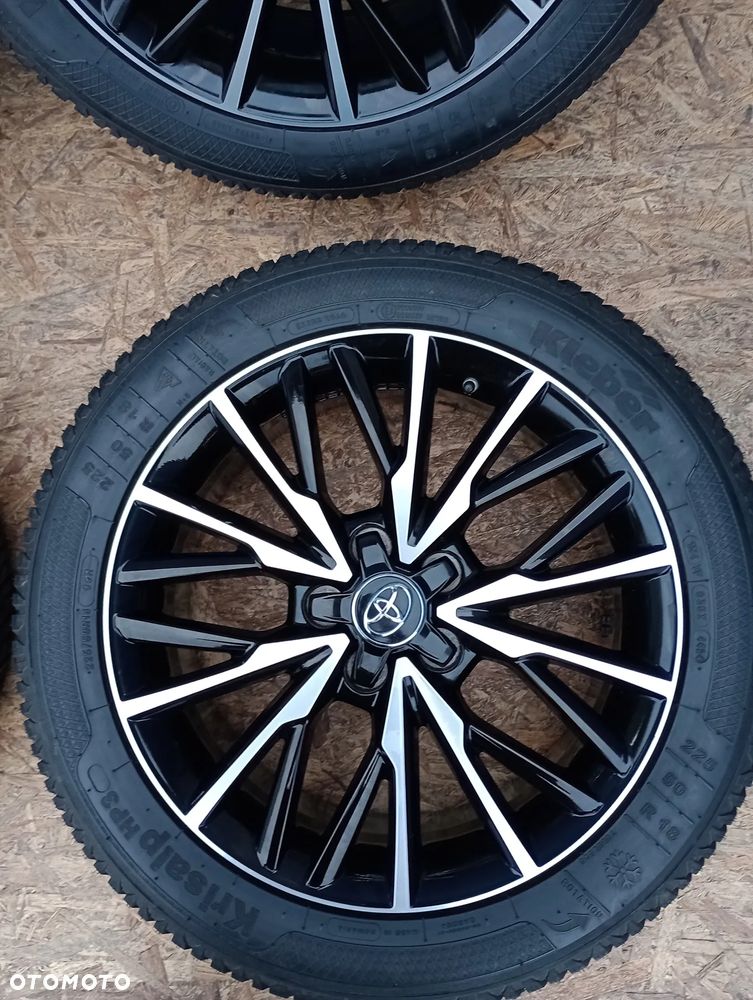 KOŁA ZIMOWE ALUMINIOWE TOYOTA C-HR 5x114 R18 7J ET50 TPMS 225/50 R18 99H KLEBER KRISALP HP3 - 6