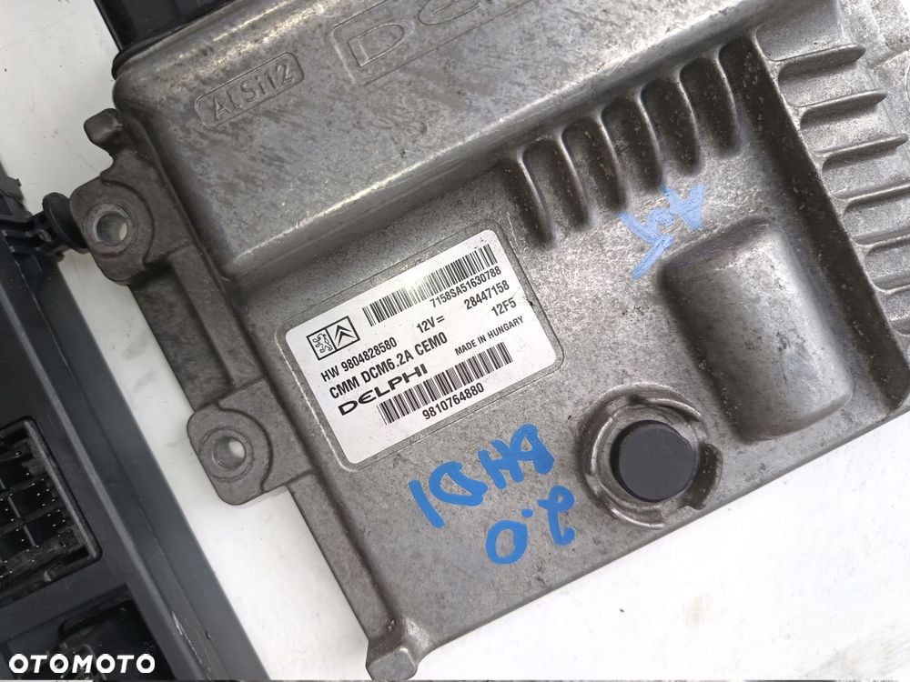 citroen c4 ii picasso 2.0 bhdi komputer silnika 9810764880 9806687980 - 2