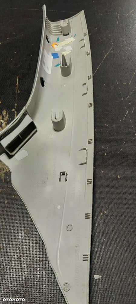 Poszycie osłona maskownica słupka A vw t5 z materiału - 2