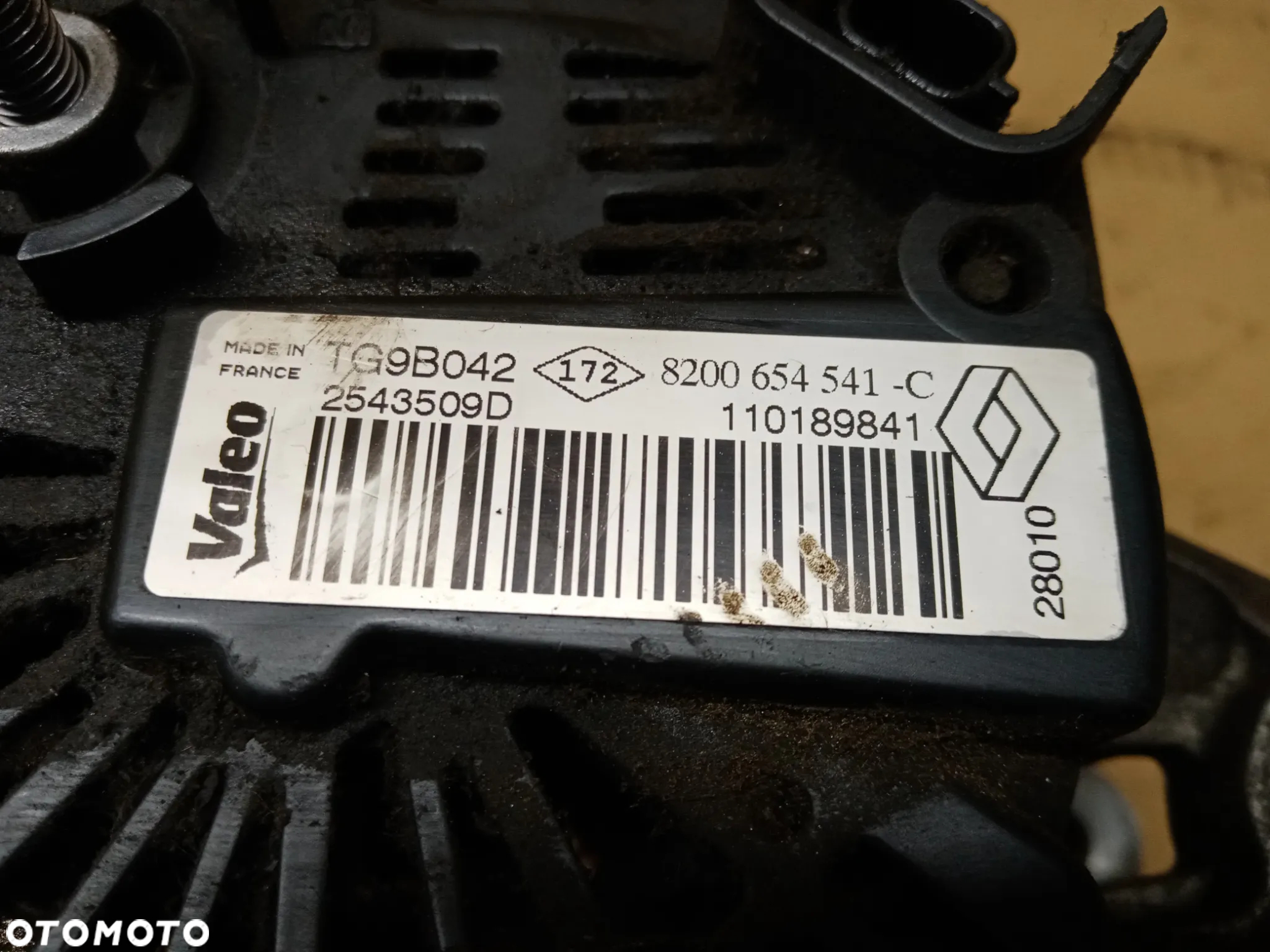 Alternator prądnica Renault Clio III 8200654541-C - 7