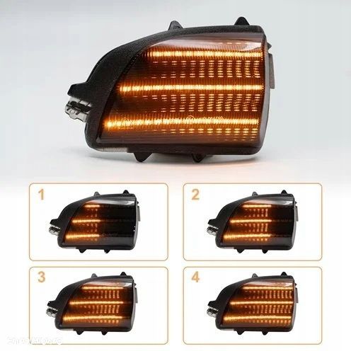 Kierunkowskaz Migacz Lusterko kpl Led Tuning Volvo XC70 2 07-16 XC90 1 Lift - 5