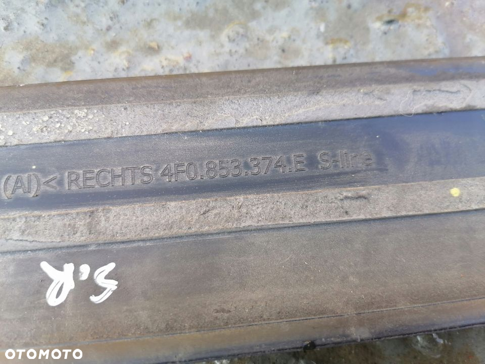Listwa Listwy Progowe S-Line Komplet Audi A6 C6 - 11