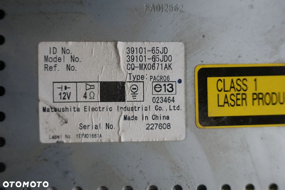 RADIO PANEL NAWIEWU GRAND VITARA II 09r. - 6