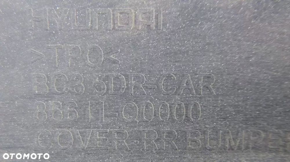 Hyundai i20 Zderzak Tył 86611-Q0000 - 4