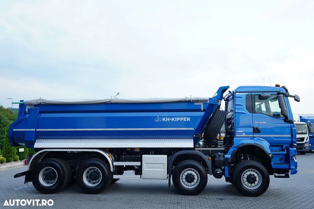 MAN TGS 41.480 / 8X8 / ​​BASCULATOR / BASCULATOR SPATE / KH KIPPER / HARDOX / RICH EQUIPMENT / - 12