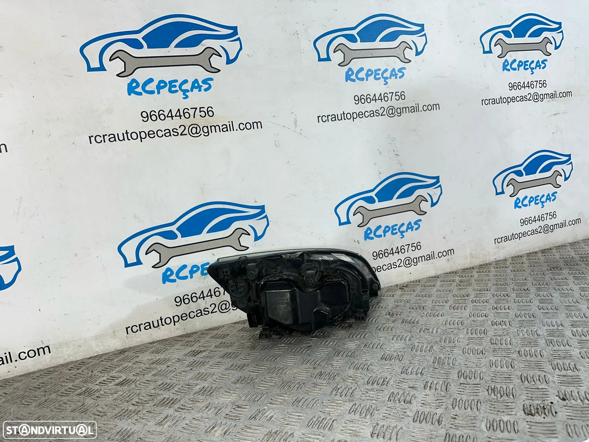 Otica Farol Frente Frontal Esquerda Ford Focus 2 Mk2 Fase 1 4M51-13W030-BD - 8