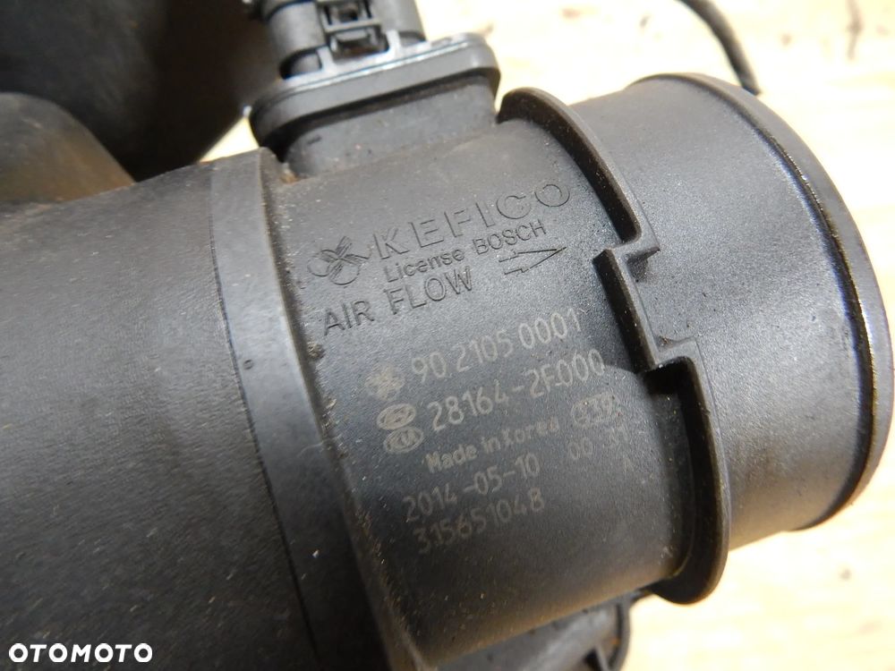 Obudowa filtra powietrza przepływomierz dolot przewód 1.7 2.0 crdi Kia Sportage III 10-16  Łuków części - 3