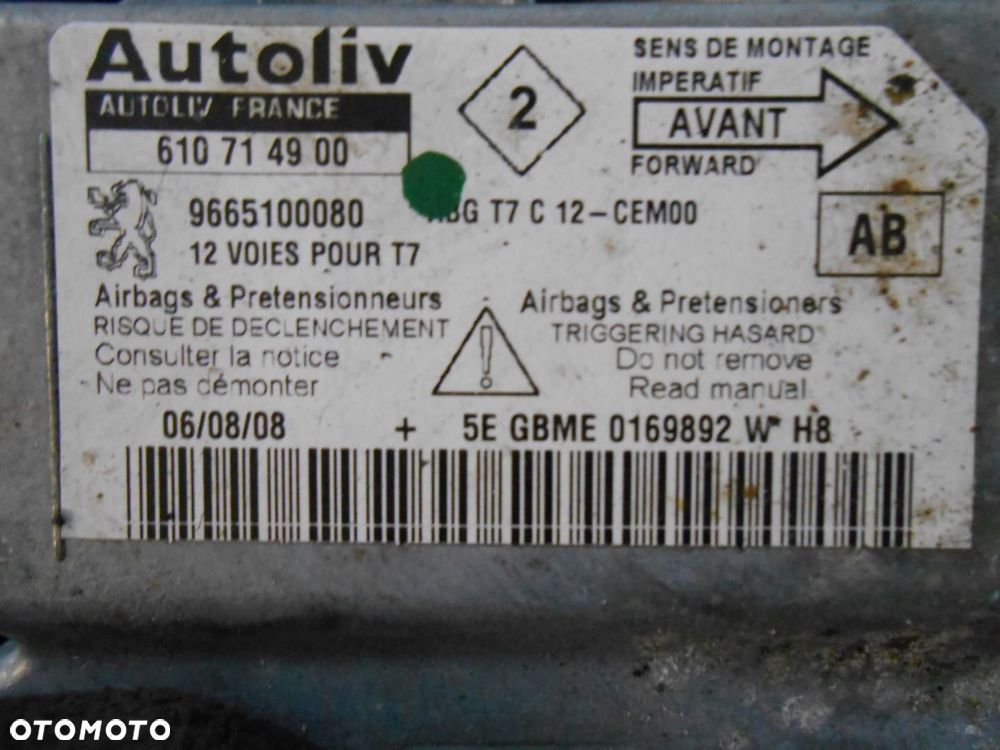 peugeot 308 deska konsola pasy # - 3