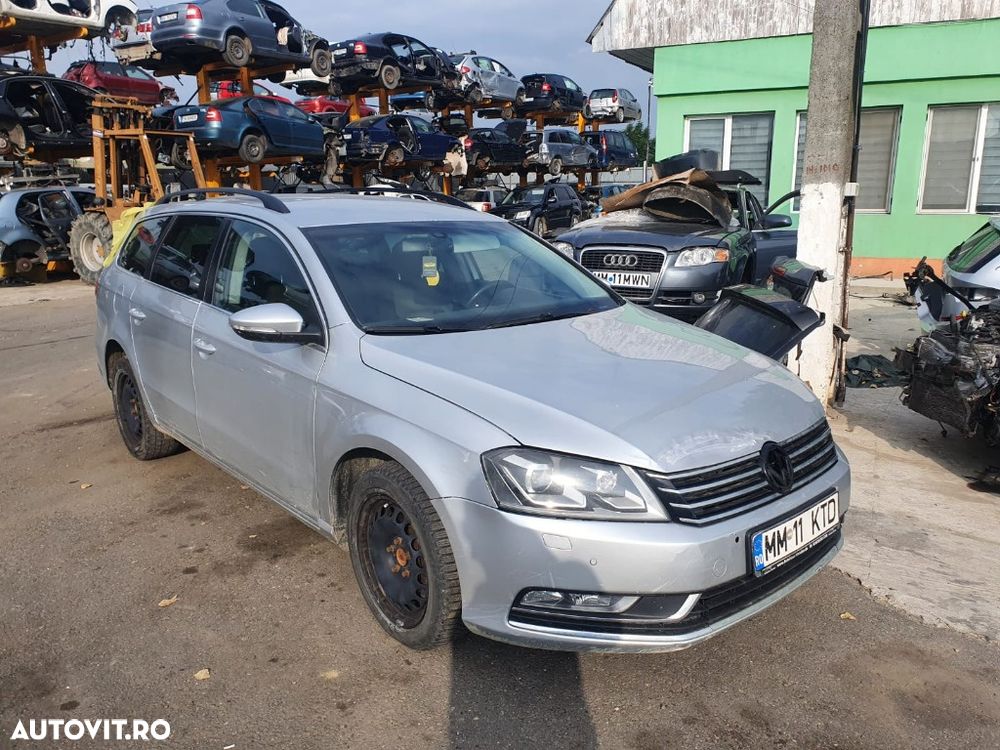 Dezmembrez VW Passat B7 2012 automat 4x4 4motion motor 2.0tdi 170cp CFGB plansa bord dezmembrari piese bi xenon - 2