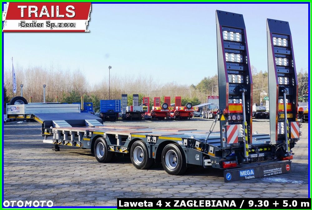 Inny Naczepa rozciągana dł. 18,60 m, zagłębiana x 4, szer. 3,00 m - NAJAZDY HYDRAULICZNE. !!! - 5