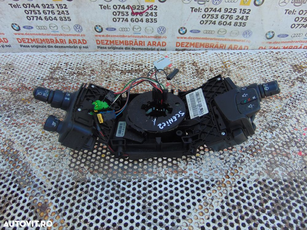 Bloc lumini renault scenic 2 spirala vola cod 8200127740 manete comenzi radio cd scenic 2003-2011 - 2