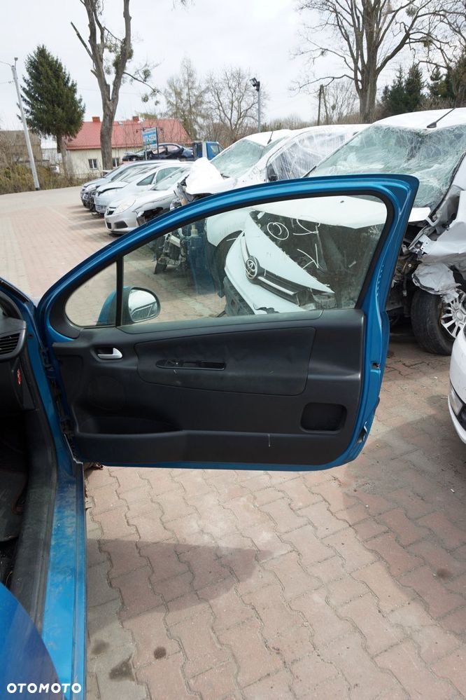 DRZWI PRZEDNIE PRAWE 207  3D HB KMU  NIEBIESKI PEUGEOT 2006-2009 - 8