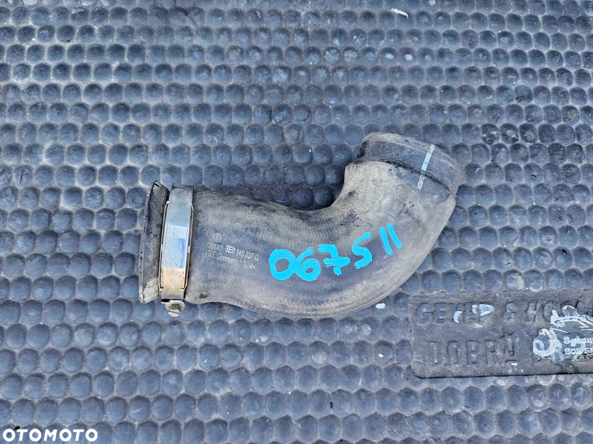 Przewod Turbiny 8E0145737E 8E0145837G Intercooler Rura Krociec Waz 1.9 2.0 TDI Audi A4 B6 B7 A6 VW - 18